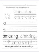 Load image into Gallery viewer, My First Motivational Print Handwriting Workbook (Autographed Copy)