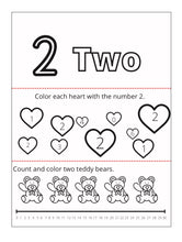 Load image into Gallery viewer, My Motivational Print Handwriting & Numbers Workbook for Beginners