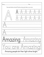 Load image into Gallery viewer, My First Motivational Print Handwriting Workbook (Autographed Copy)
