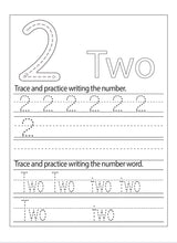 Load image into Gallery viewer, My Motivational Print Handwriting & Numbers Workbook for Beginners