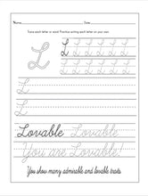 Load image into Gallery viewer, My First Motivational Cursive Handwriting Workbook (Autographed Copy)