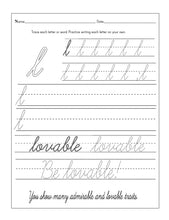Load image into Gallery viewer, My First Motivational Cursive Handwriting Workbook (Autographed Copy)