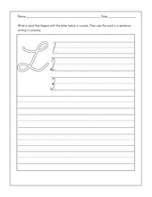Load image into Gallery viewer, My First Motivational Cursive Handwriting Workbook (Autographed Copy)