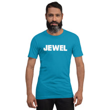 Load image into Gallery viewer, Jewel White Short-Sleeve Unisex T-Shirt