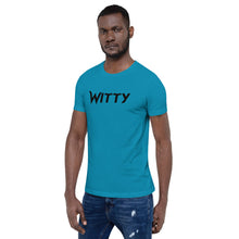 Load image into Gallery viewer, Witty Black Short-Sleeve Unisex T-Shirt