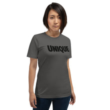Load image into Gallery viewer, Unique Black Short-Sleeve Unisex T-Shirt