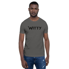 Load image into Gallery viewer, Witty Black Short-Sleeve Unisex T-Shirt