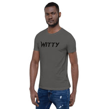 Load image into Gallery viewer, Witty Black Short-Sleeve Unisex T-Shirt
