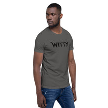Load image into Gallery viewer, Witty Black Short-Sleeve Unisex T-Shirt