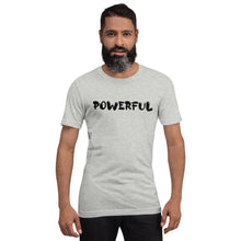 Load image into Gallery viewer, Powerful Black Short-Sleeve Unisex T-Shirt