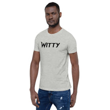 Load image into Gallery viewer, Witty Black Short-Sleeve Unisex T-Shirt