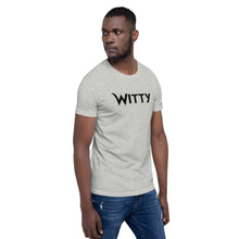 Load image into Gallery viewer, Witty Black Short-Sleeve Unisex T-Shirt