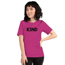 Load image into Gallery viewer, Kind Black Short-Sleeve Unisex T-Shirt