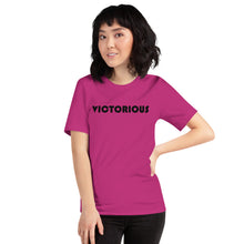 Load image into Gallery viewer, Victorious Black Short-Sleeve Unisex T-Shirt