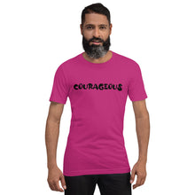 Load image into Gallery viewer, Courageous Motivational Short-Sleeve Unisex T-Shirt