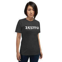 Load image into Gallery viewer, Zestful White Short-Sleeve Unisex T-Shirt