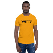 Load image into Gallery viewer, Witty Black Short-Sleeve Unisex T-Shirt