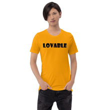Load image into Gallery viewer, Lovable Motivational Short-Sleeve Unisex T-Shirt