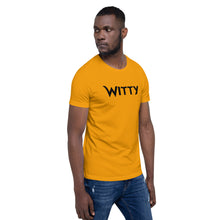 Load image into Gallery viewer, Witty Black Short-Sleeve Unisex T-Shirt