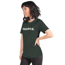 Load image into Gallery viewer, Powerful White Short-Sleeve Unisex T-Shirt