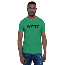 Load image into Gallery viewer, Witty Black Short-Sleeve Unisex T-Shirt
