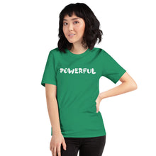 Load image into Gallery viewer, Powerful White Short-Sleeve Unisex T-Shirt