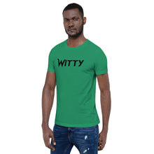 Load image into Gallery viewer, Witty Black Short-Sleeve Unisex T-Shirt