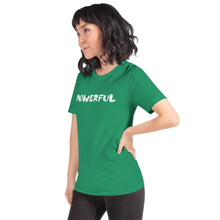 Load image into Gallery viewer, Powerful White Short-Sleeve Unisex T-Shirt