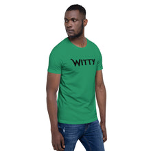Load image into Gallery viewer, Witty Black Short-Sleeve Unisex T-Shirt