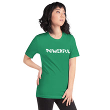 Load image into Gallery viewer, Powerful White Short-Sleeve Unisex T-Shirt