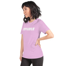 Load image into Gallery viewer, Lovable White Short-Sleeve Unisex T-Shirt