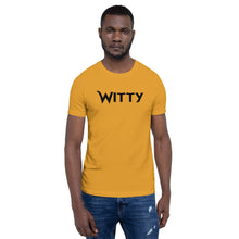 Load image into Gallery viewer, Witty Black Short-Sleeve Unisex T-Shirt