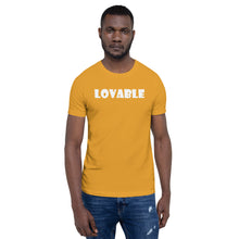 Load image into Gallery viewer, Lovable Motivational Short-Sleeve Unisex T-Shirt