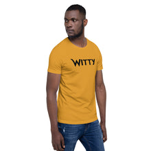 Load image into Gallery viewer, Witty Black Short-Sleeve Unisex T-Shirt