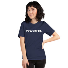 Load image into Gallery viewer, Powerful White Short-Sleeve Unisex T-Shirt