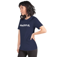 Load image into Gallery viewer, Powerful White Short-Sleeve Unisex T-Shirt