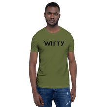 Load image into Gallery viewer, Witty Black Short-Sleeve Unisex T-Shirt