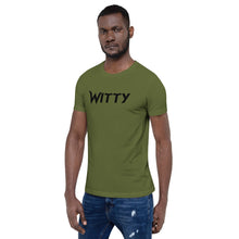 Load image into Gallery viewer, Witty Black Short-Sleeve Unisex T-Shirt