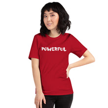 Load image into Gallery viewer, Powerful White Short-Sleeve Unisex T-Shirt