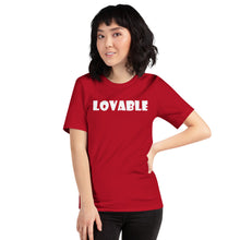 Load image into Gallery viewer, Lovable Motivational Short-Sleeve Unisex T-Shirt