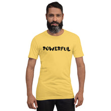 Load image into Gallery viewer, Powerful Black Short-Sleeve Unisex T-Shirt