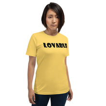 Load image into Gallery viewer, Lovable Motivational Short-Sleeve Unisex T-Shirt