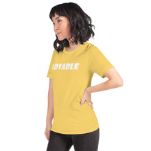 Load image into Gallery viewer, Lovable White Short-Sleeve Unisex T-Shirt