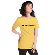 Load image into Gallery viewer, Quintessential Black Short-Sleeve Unisex T-Shirt