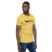 Load image into Gallery viewer, Witty Black Short-Sleeve Unisex T-Shirt