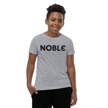 Load image into Gallery viewer, Noble Black Youth Short Sleeve T-Shirt