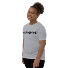 Load image into Gallery viewer, Courageous Black Youth Short Sleeve T-Shirt