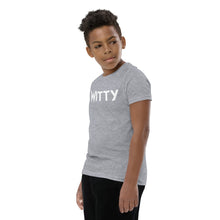 Load image into Gallery viewer, Witty White Youth Short Sleeve T-Shirt