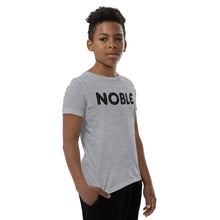 Load image into Gallery viewer, Noble Black Youth Short Sleeve T-Shirt