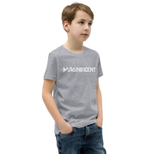 Load image into Gallery viewer, Magnificent White Youth Short Sleeve T-Shirt